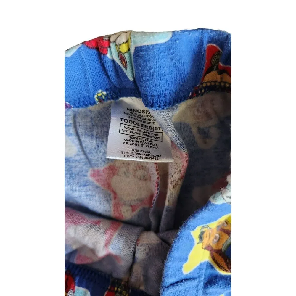 Paw Patrol Pajama Set‎ Short Sleeve Size 5T